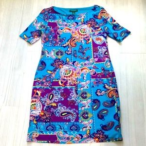 ralph lauren paisley dress